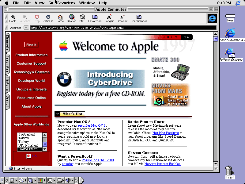 internet browsers for mac os 8
